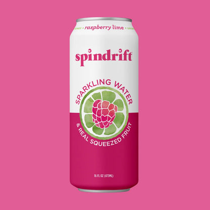 Raspberry Lime Sparkling Water